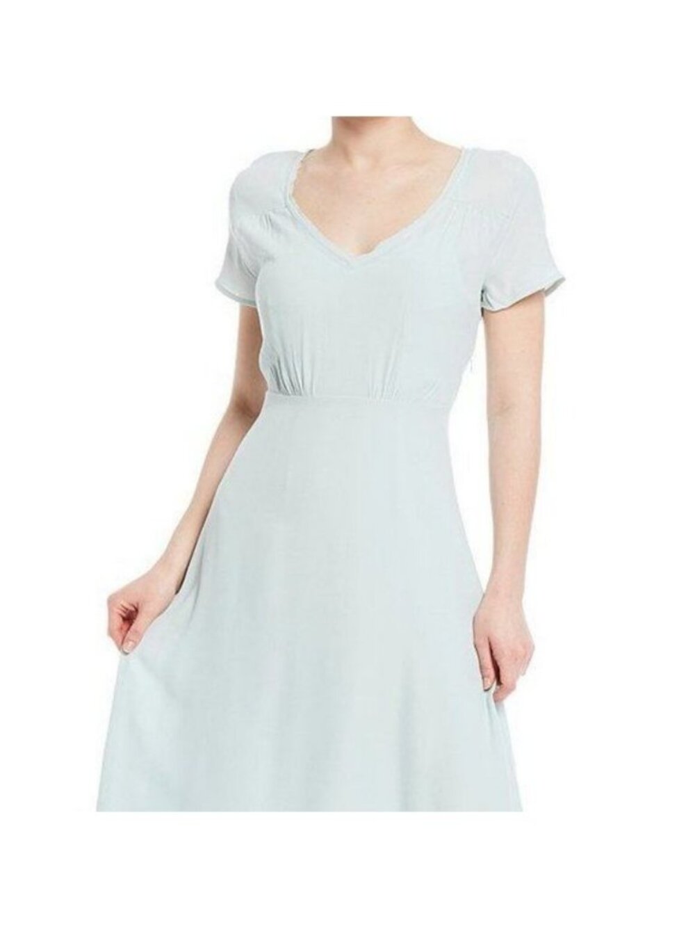 Shabby Chic Sabine V Neck Midi Dress Size L